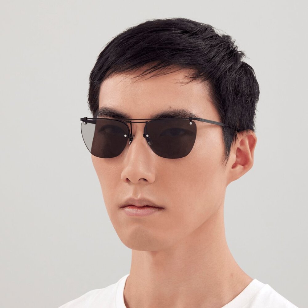 NEW SAINT LAURENT SL600 001 BLACK UNISEX SUNGLASSES SAINT LAURENT SL600 001 - Picture 2 of 14